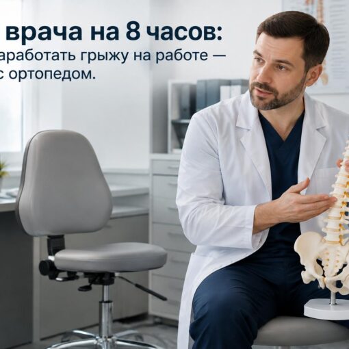 Стул врача на 8 часов: как не заработать грыжу на работе, советы ортопеда