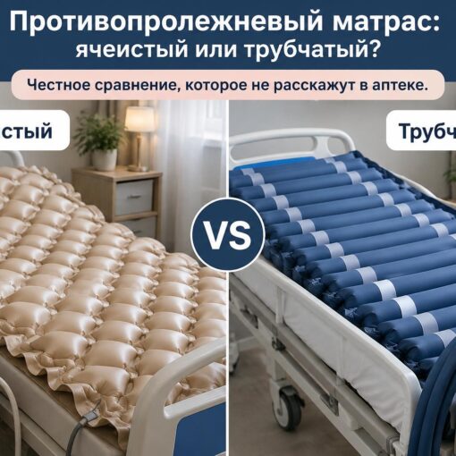 Противопролежневый матрас: ячеистый или трубчатый? Что на самом деле стоит учитывать при выборе